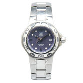 タグホイヤー プロフェッショナル キリウム 腕時計 WL131A クオーツ パープル文字盤 ステンレススチール レディース TAG HEUER 【中古】